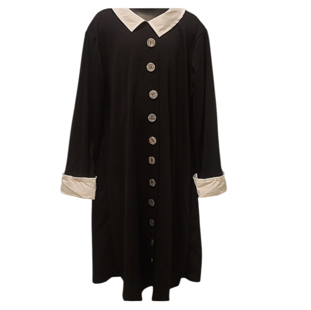 Wednesday Addams Family Black And White Halloween Costume 8 - 10
